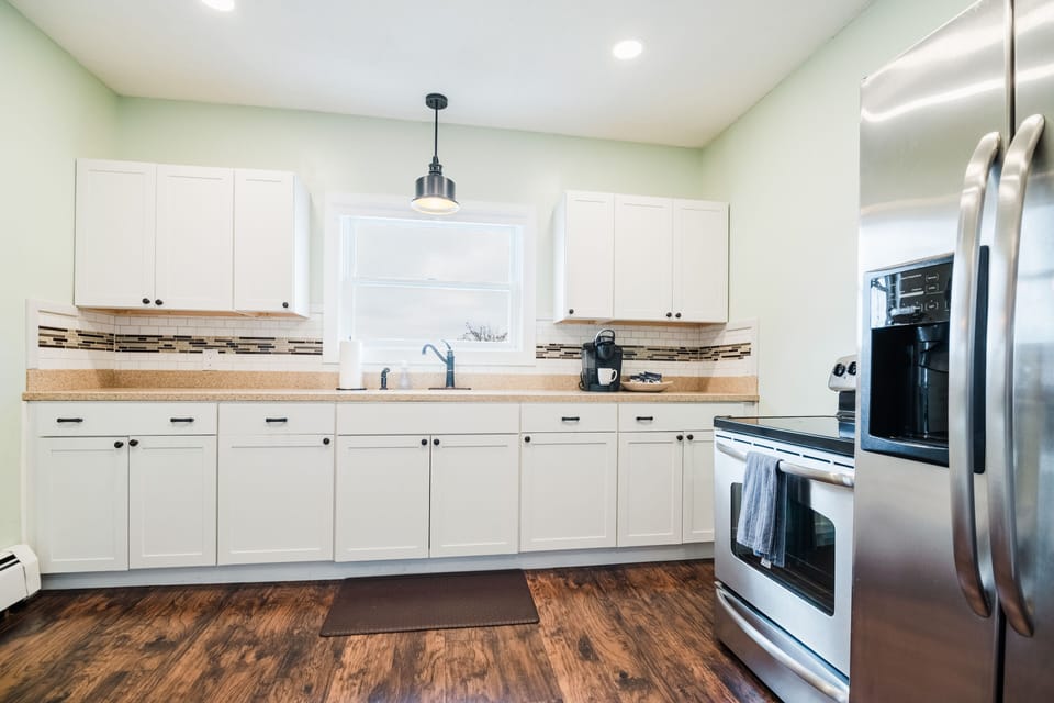 Fully stocked kitchen