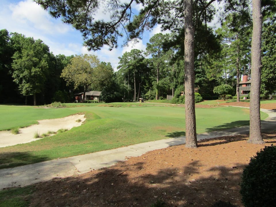 View of 17th green on Course #3