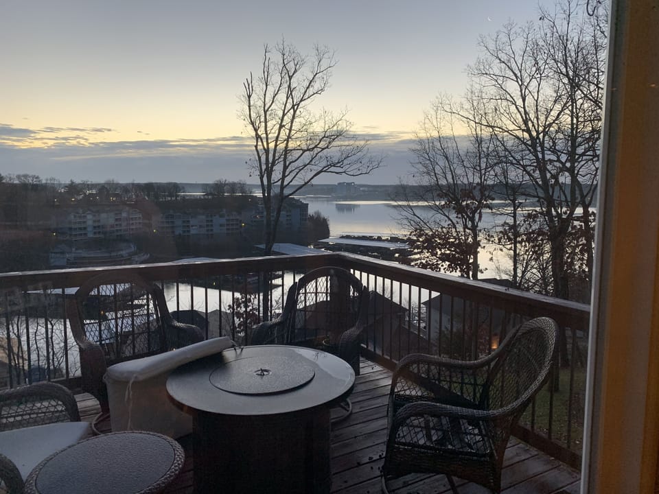 Beautiful, secluded view of the Lake of the Ozarks.