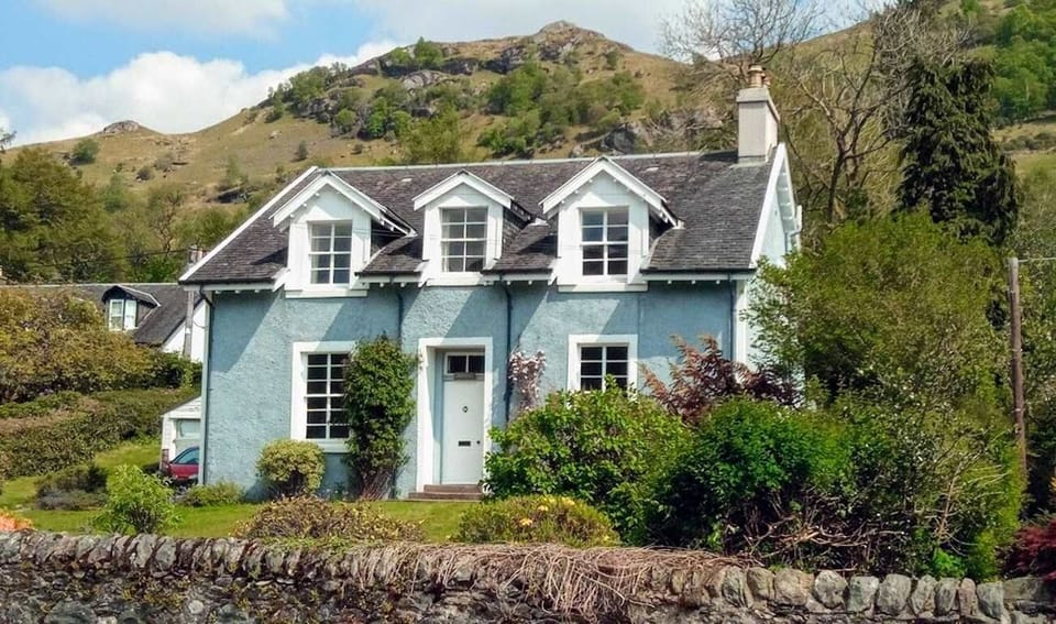The house, facing Loch Goil