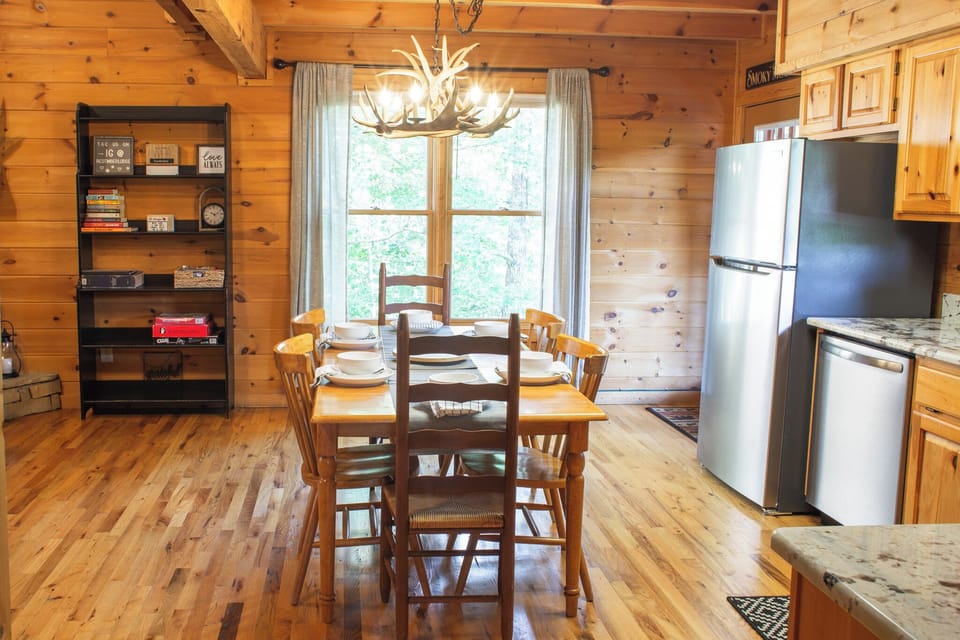 Fully stocked kitchen with All Clad pots and pans.