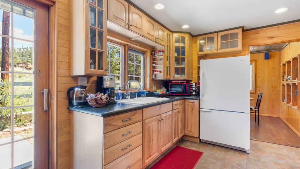 Fully stocked kitchen for cooking at home