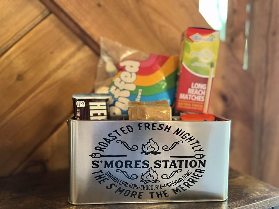 S'mores kit fully stocked for all the s'mores menu recipes!