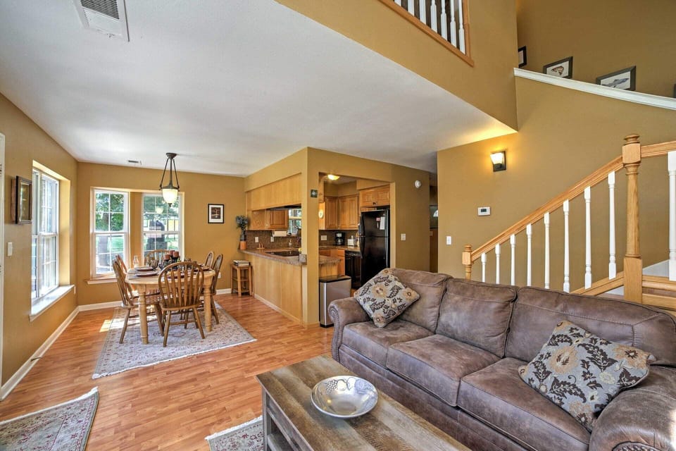 Main Floor Dining and Living Room