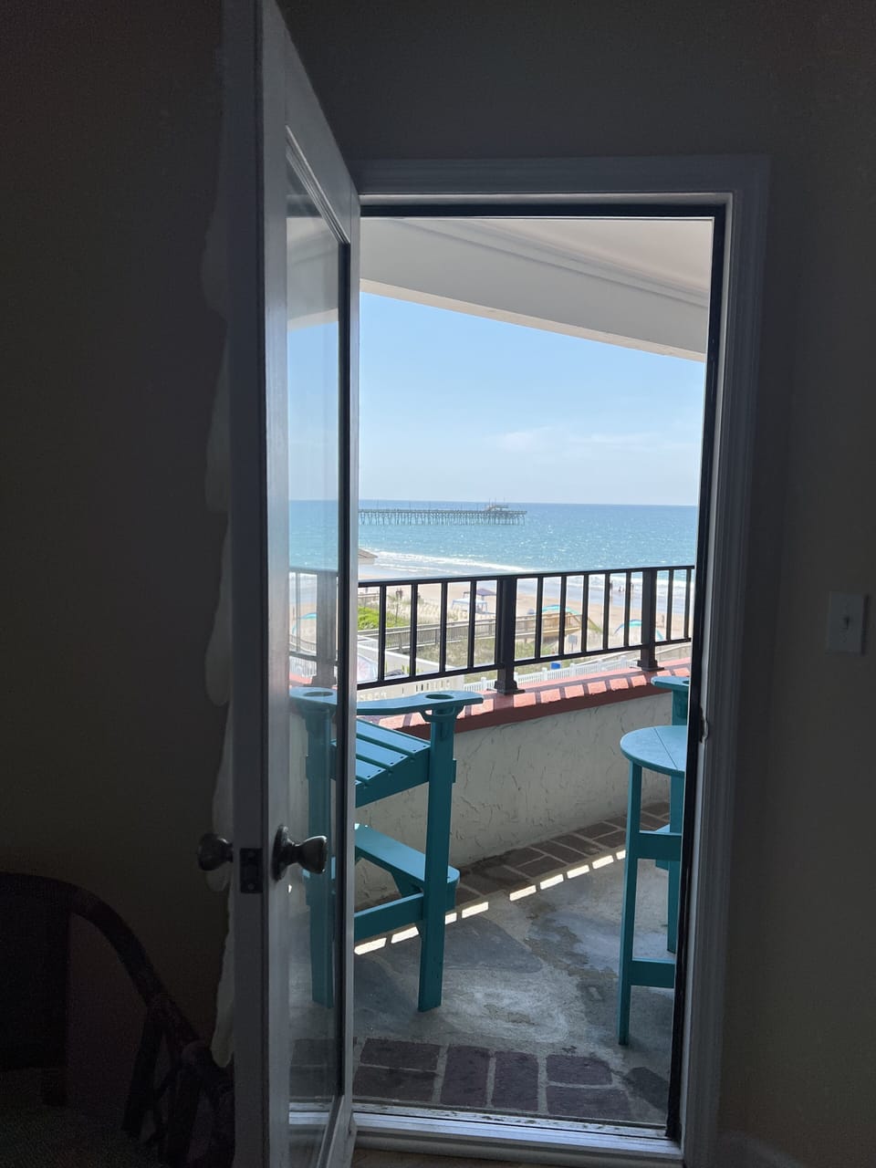 Beautiful view of the ocean from the Master Bedroom