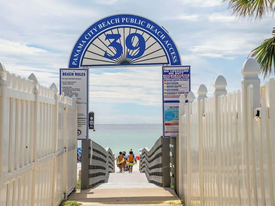 Beach Access Point only a short walk or quick golf cart ride away!