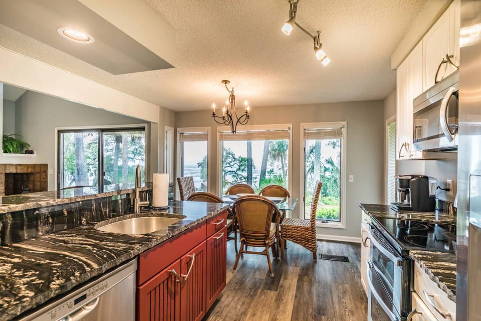 Plenty of counter space for cooking meals