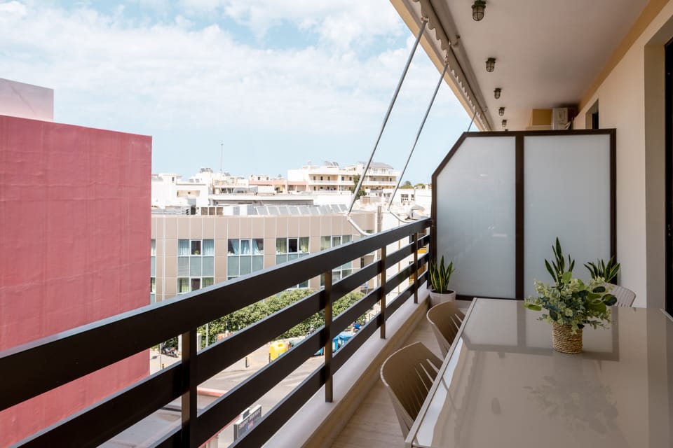 The outdoor magnific balcony