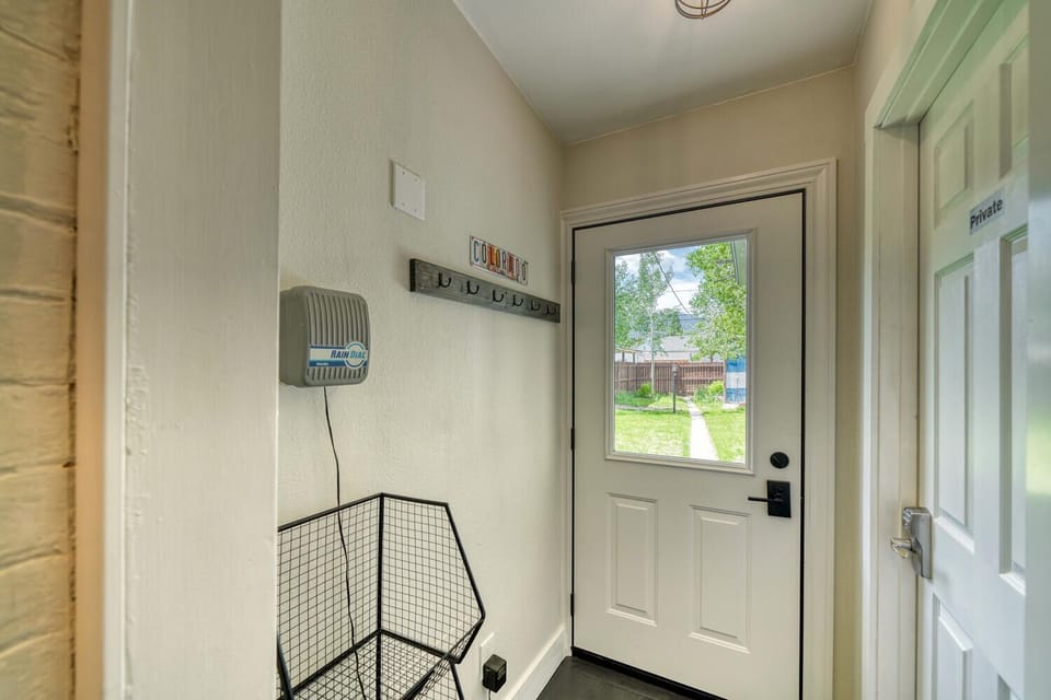 Private Back Door Entrance