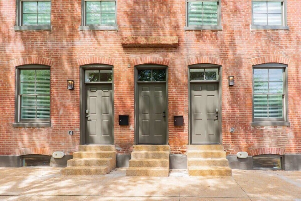 Townhouse #1 is on your right, Townhouse #2 is on the left