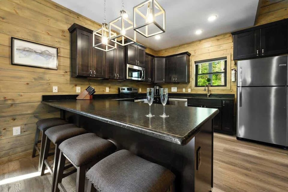 Our modern kitchen makes cooking your favorite meals a breeze!