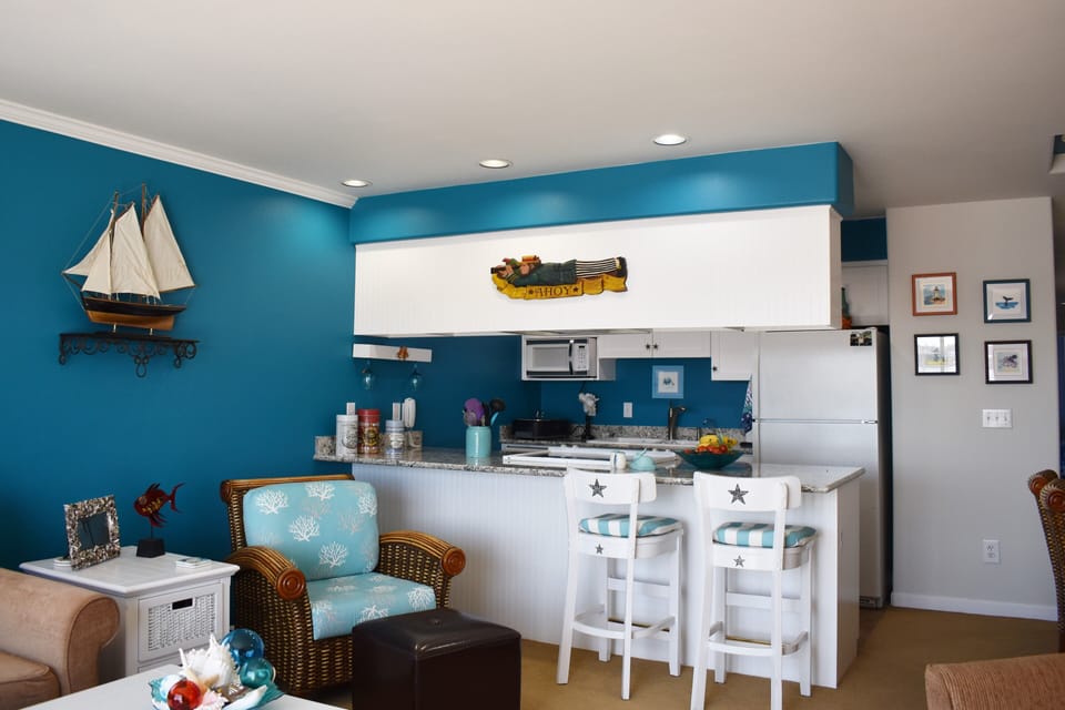 During the winter our corner unit offers plenty of light and a open feeling.