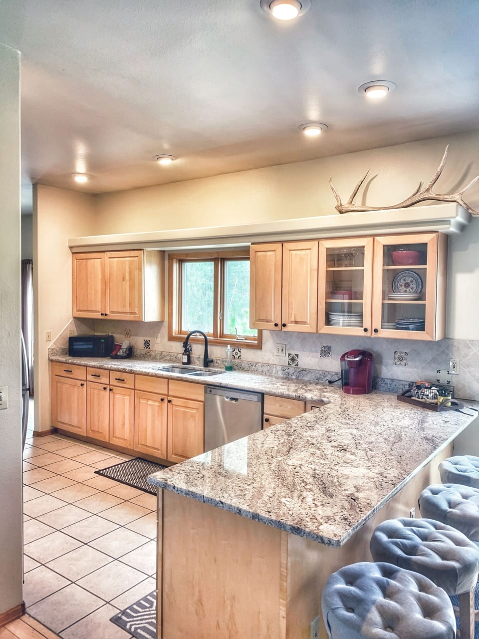 Spacious open kitchen