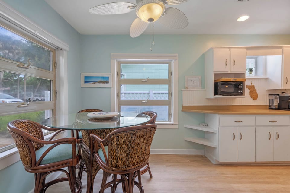 Eat in kitchen with dining table that also is great for board and card games. 