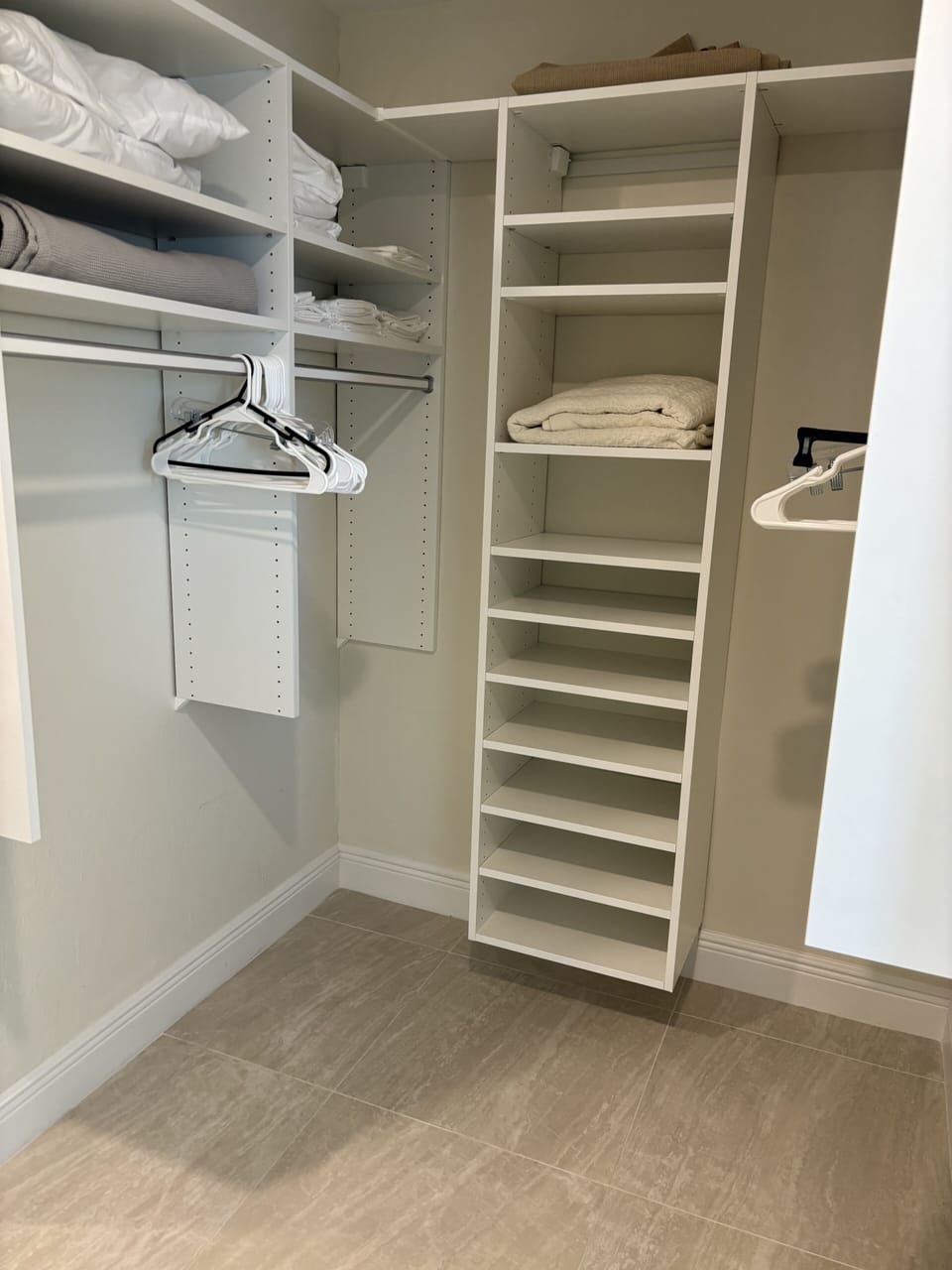 Primary bedroom closet