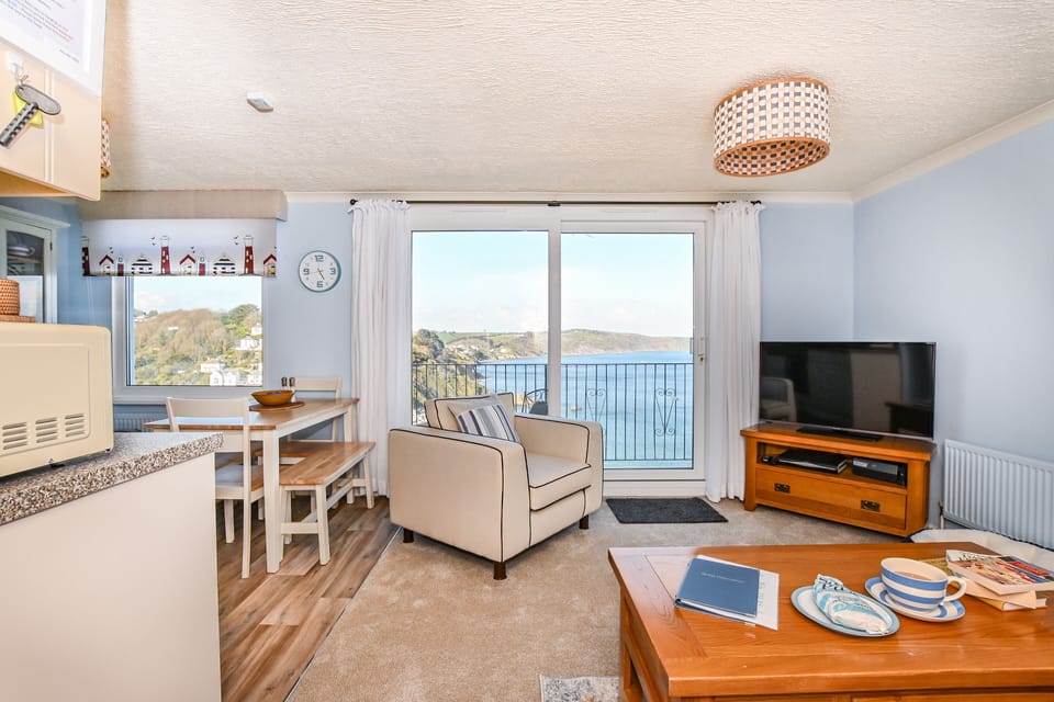 it's a difficult choice  - to watch the Smart TV or the view 