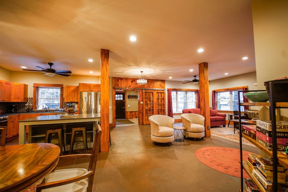 Radiant heat under slate flooring