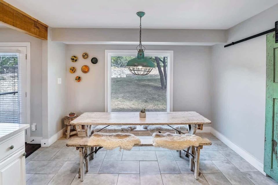 The dining area where you can enjoy meals and conversations.