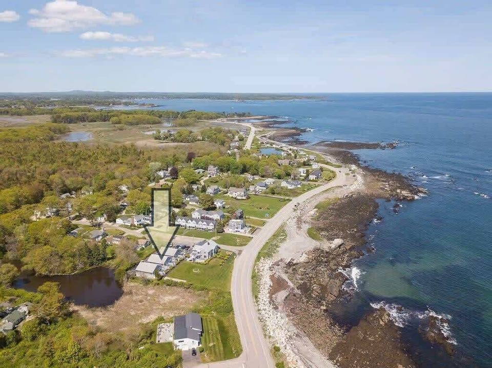 Aerial View - Steps to ocean and walk to Wallis Sands Beach