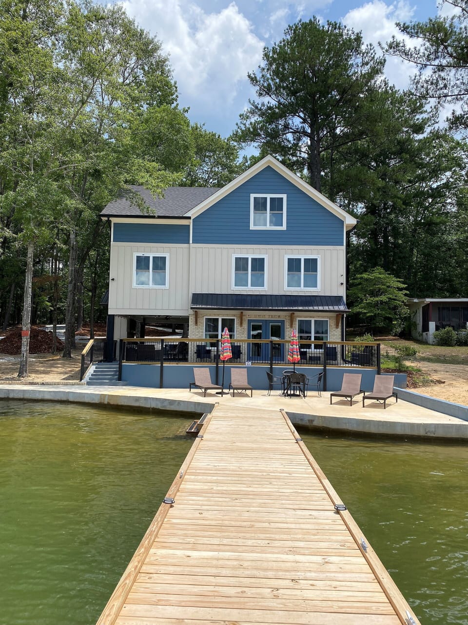 Waterfront view from private dock.