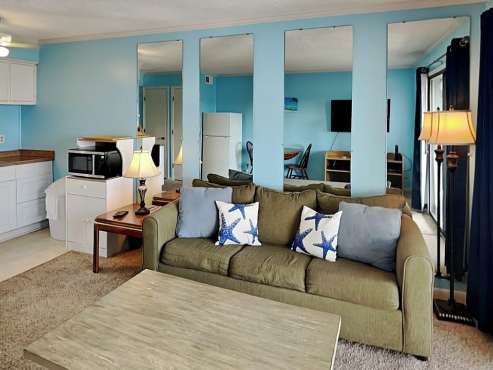Living Area - Queen Sofa Sleeper