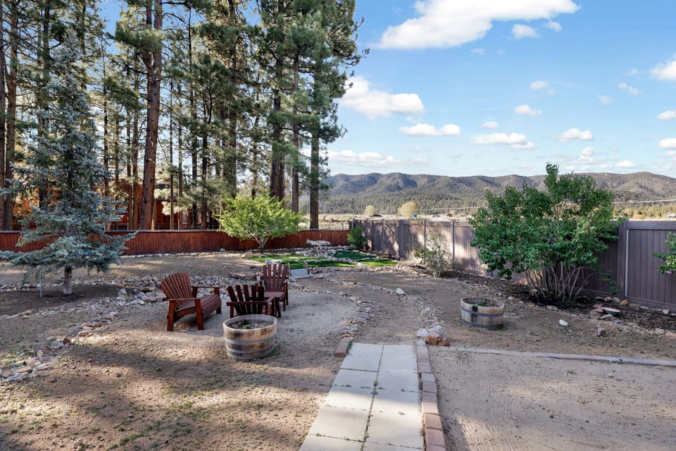 Huge backyard