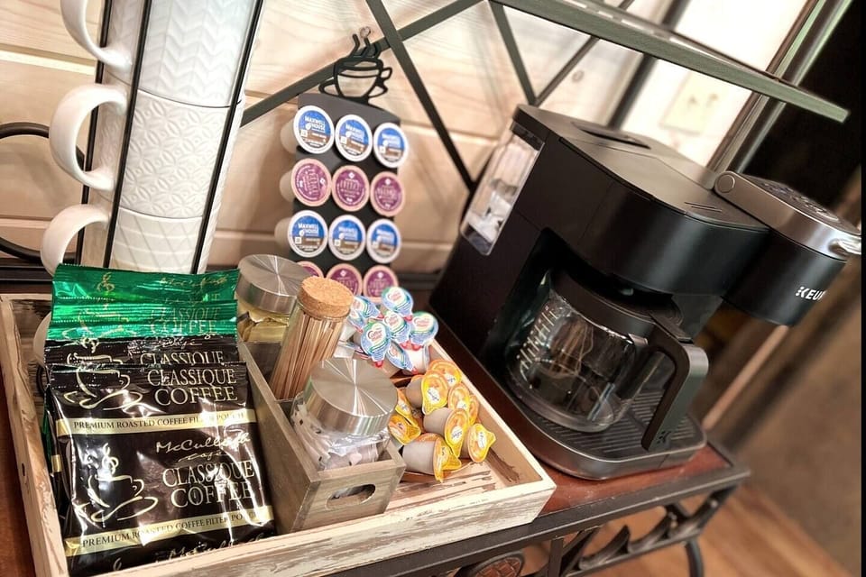 Help yourself to a fresh cup of coffee every morning from our full coffee bar. 