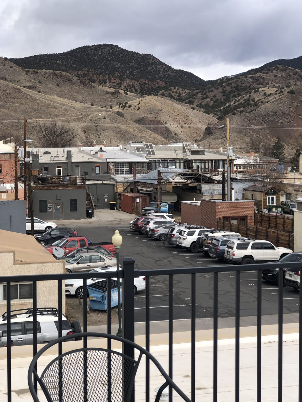 Private parking space!  view from my deck