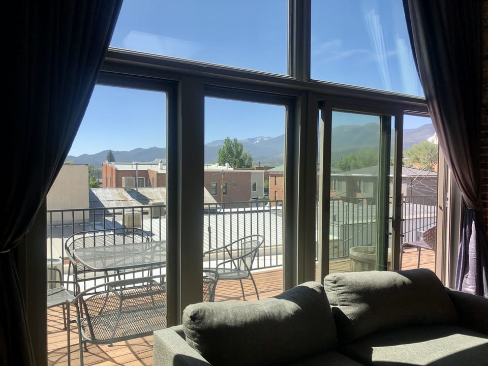 HUGE balcony!