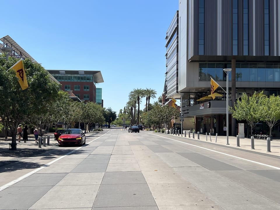 ASU Bookstore and downtown restaurants and shopping less than 1 mile away. 