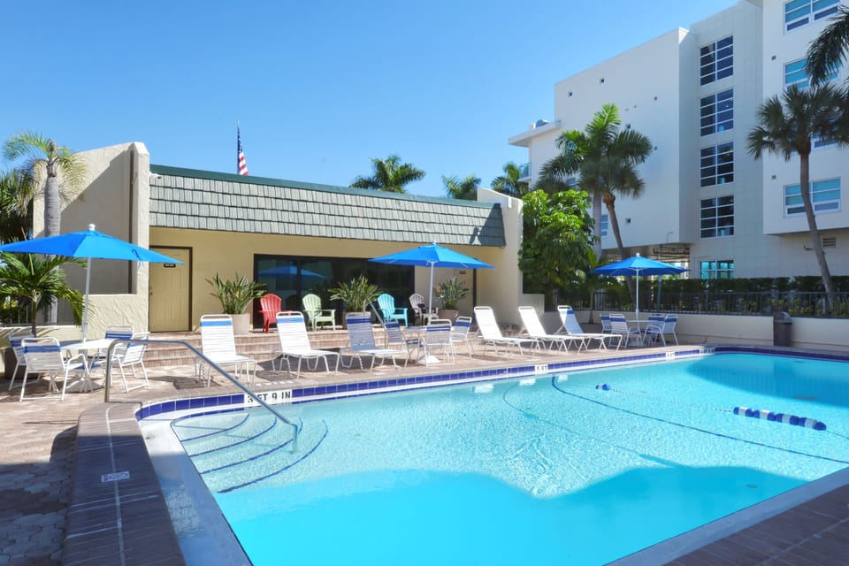 Heated Swimming Pool - Changing area with showers.
