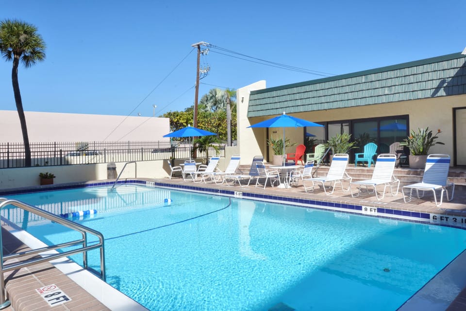 Heated Swimming Pool - Changing area with showers.