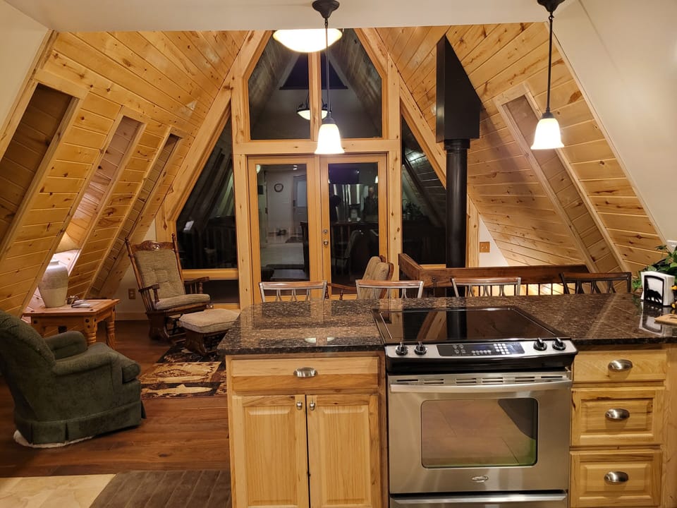 Kitchen and family room area - main floor.
