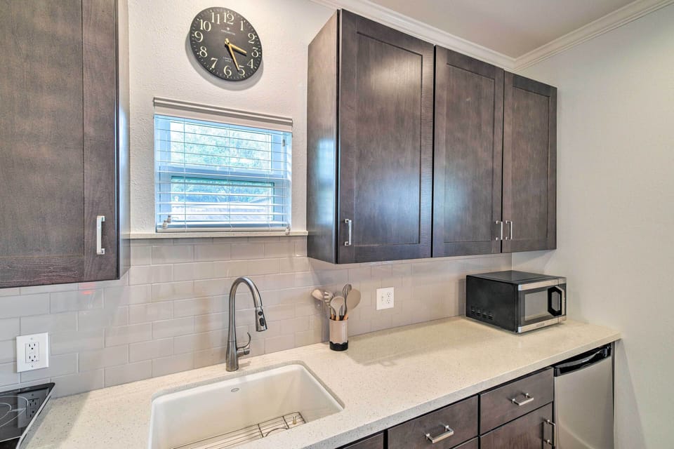 Kitchen | 350 Sq Ft | Keyless Entry | Pet Friendly w/ Fee