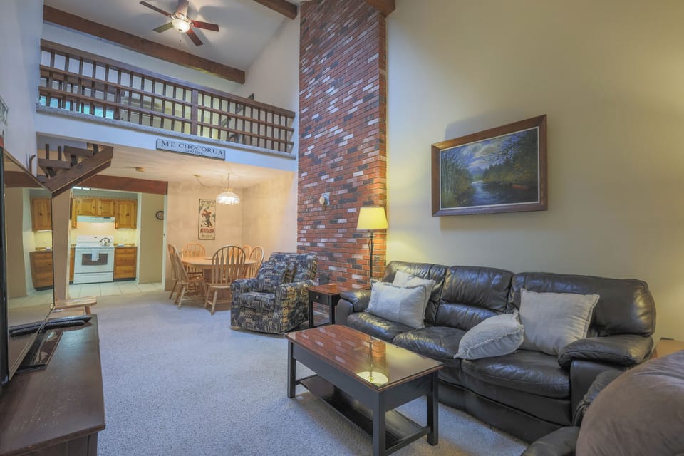 Childproof loft from living area