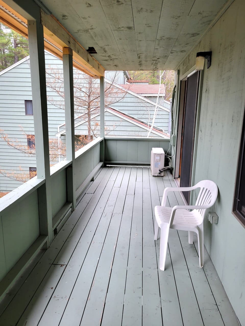 Deck from living area to master