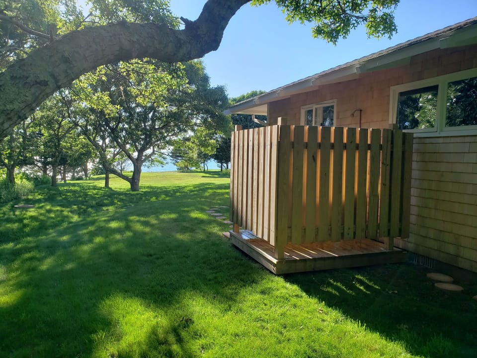 Outdoor Shower on South Side of Main House