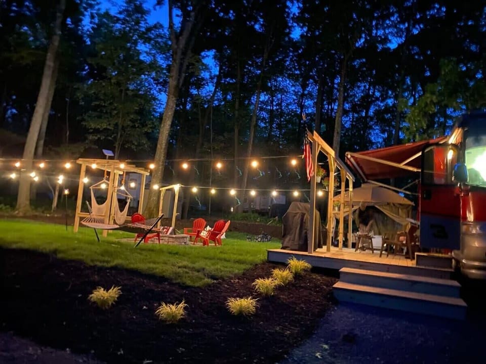 Site at night