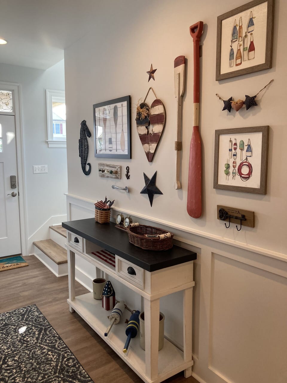 First floor entrance hallway.