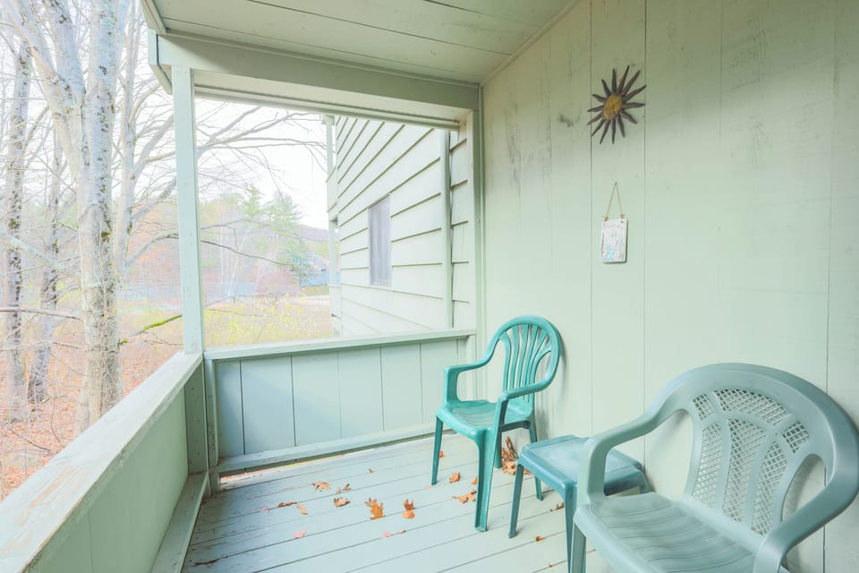 Private deck off master bedroom