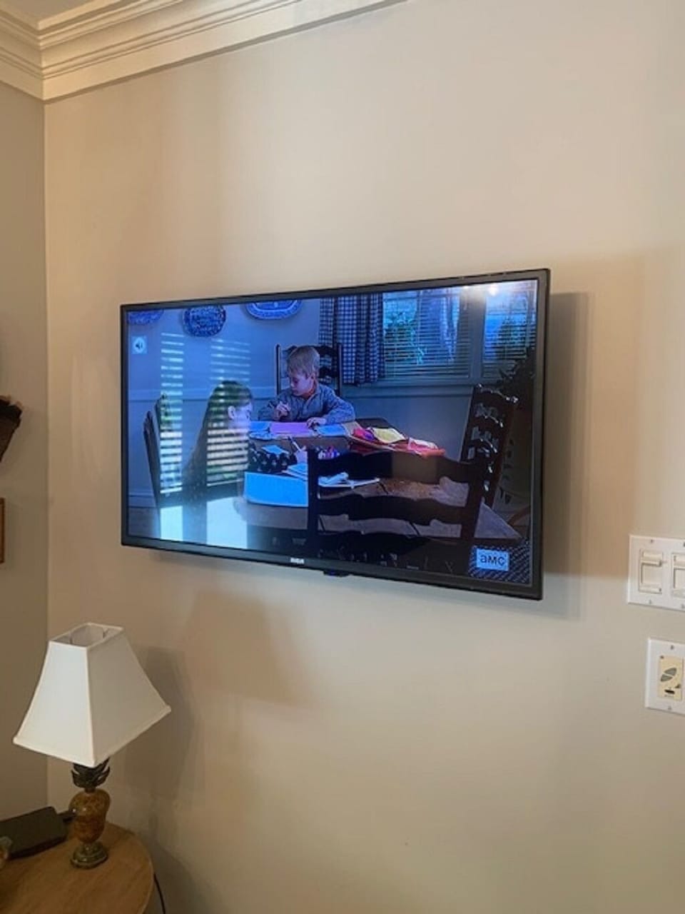 TV front bedroom