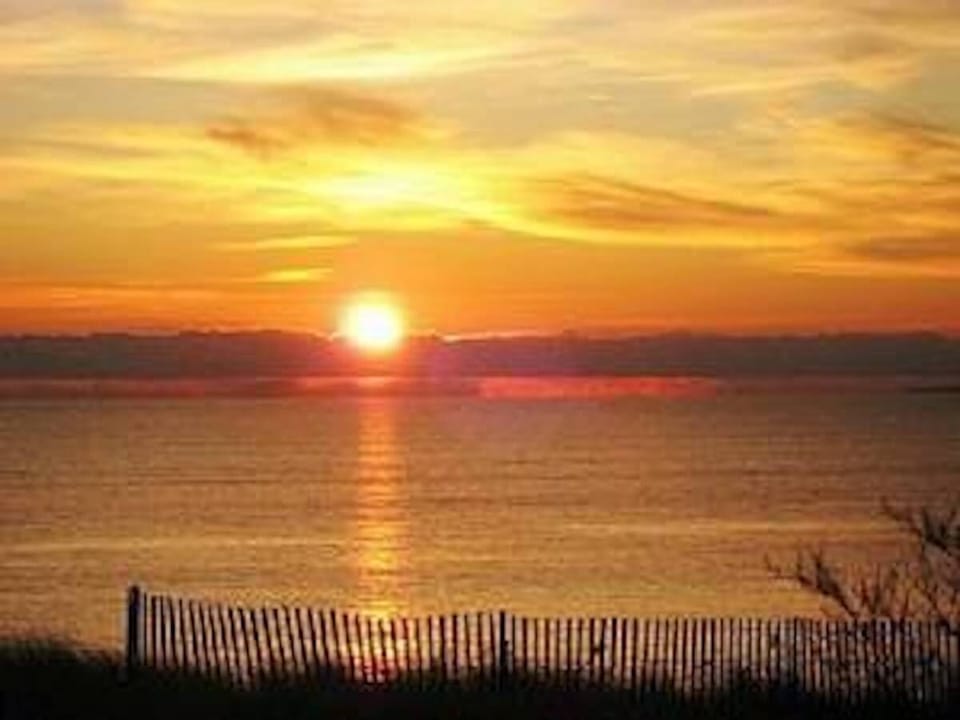 sunrise over the ocean
