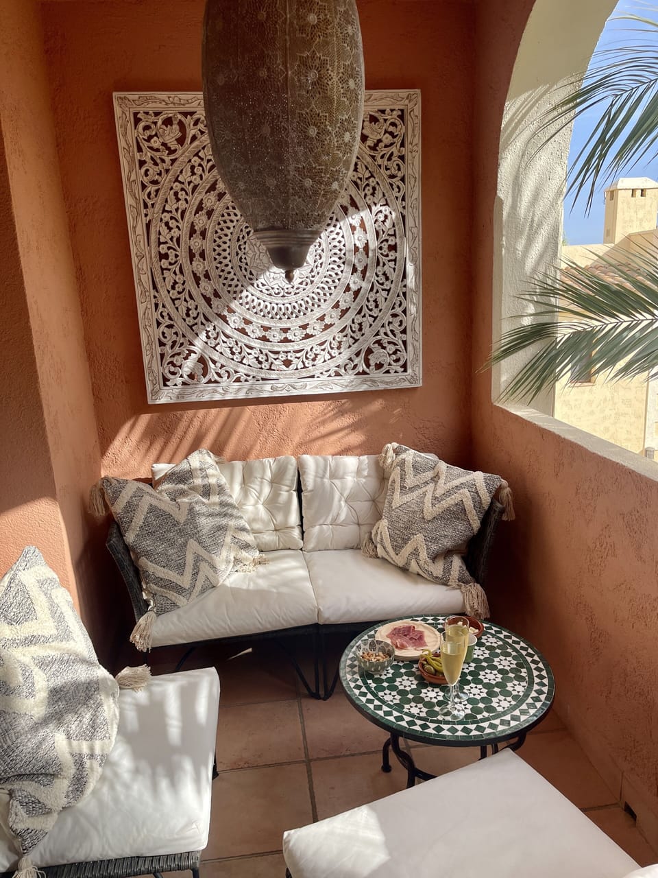 Covered terrasse