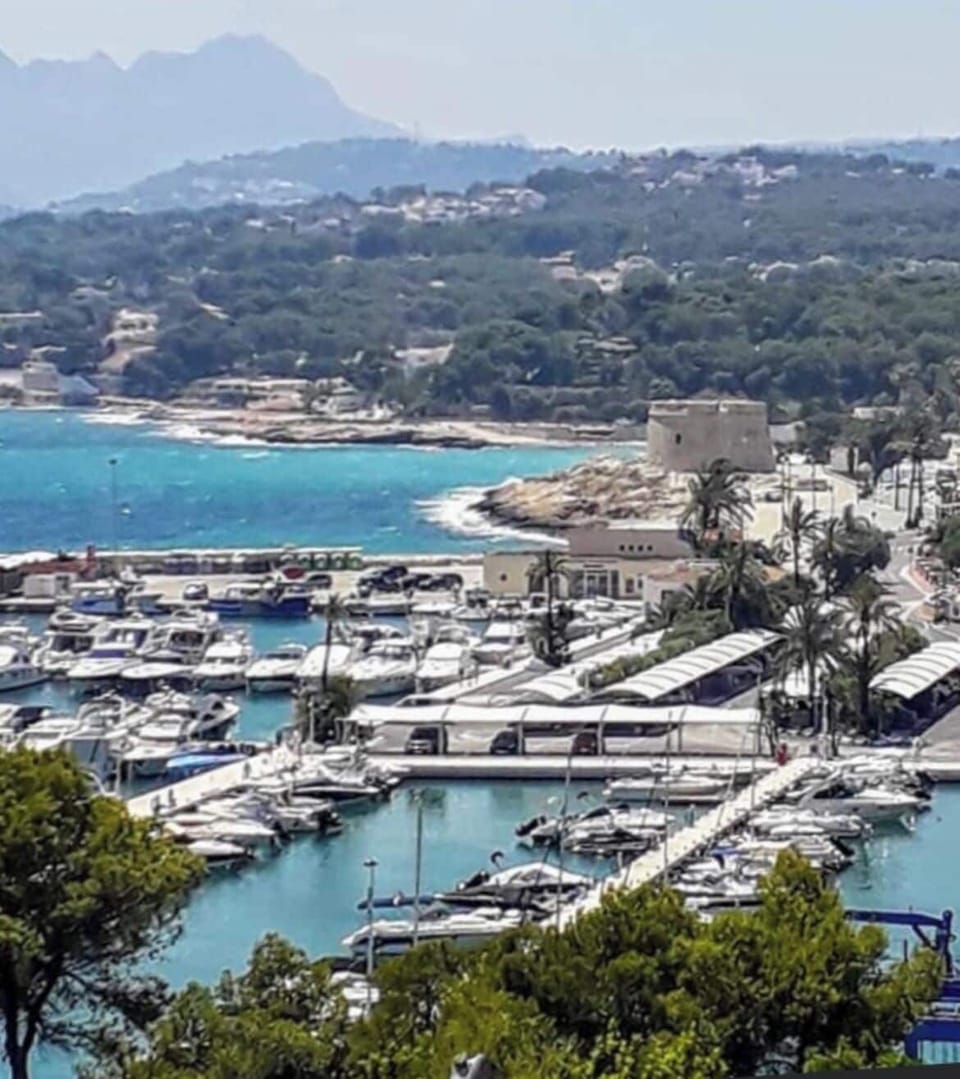 The very beautiful El Portet beach