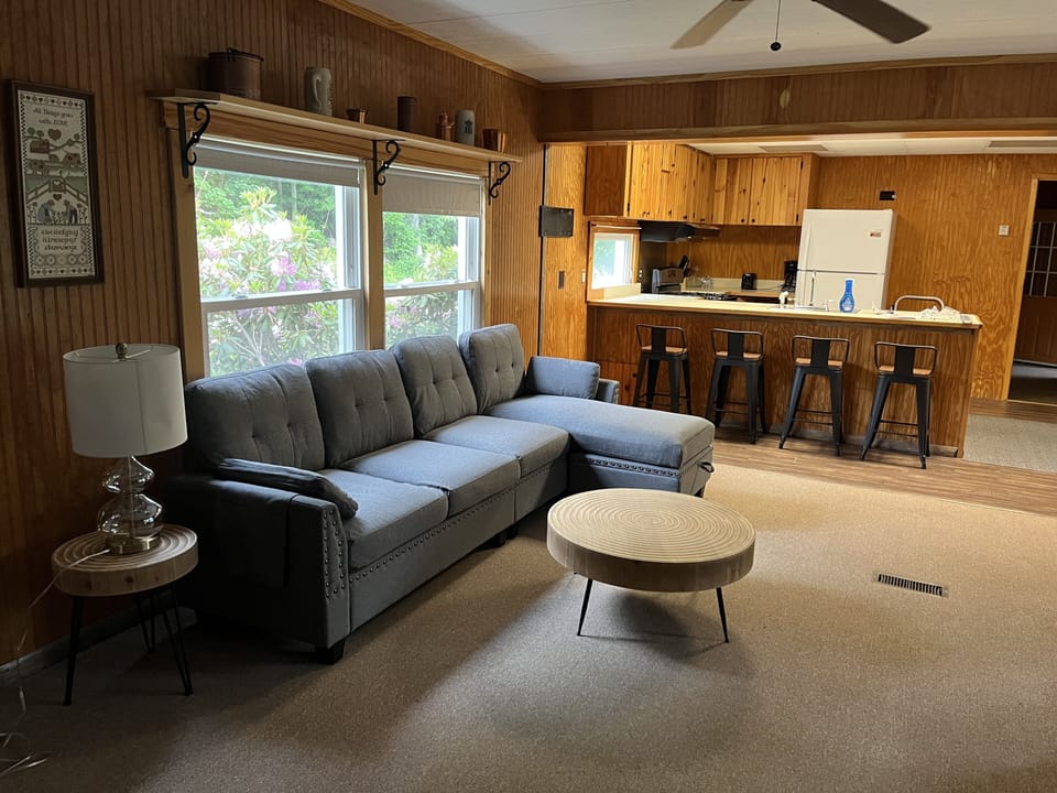 Kitchen is open to Living Room