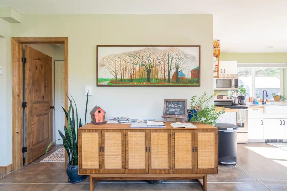 Credenza near the kitchen