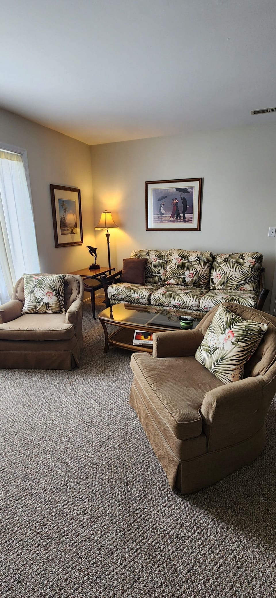 Heart of the home...the living room located on first floor.