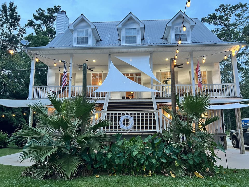 View of back of home