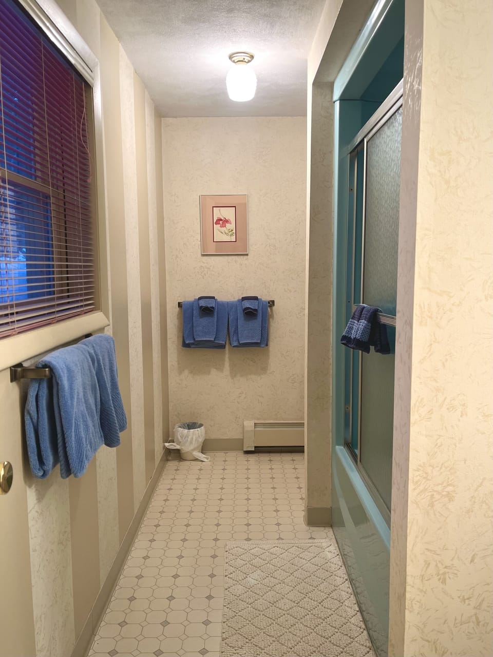 En-suite bathroom for downstairs master bedroom. 