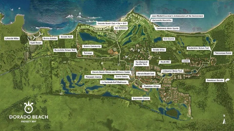 Dorado Beach map